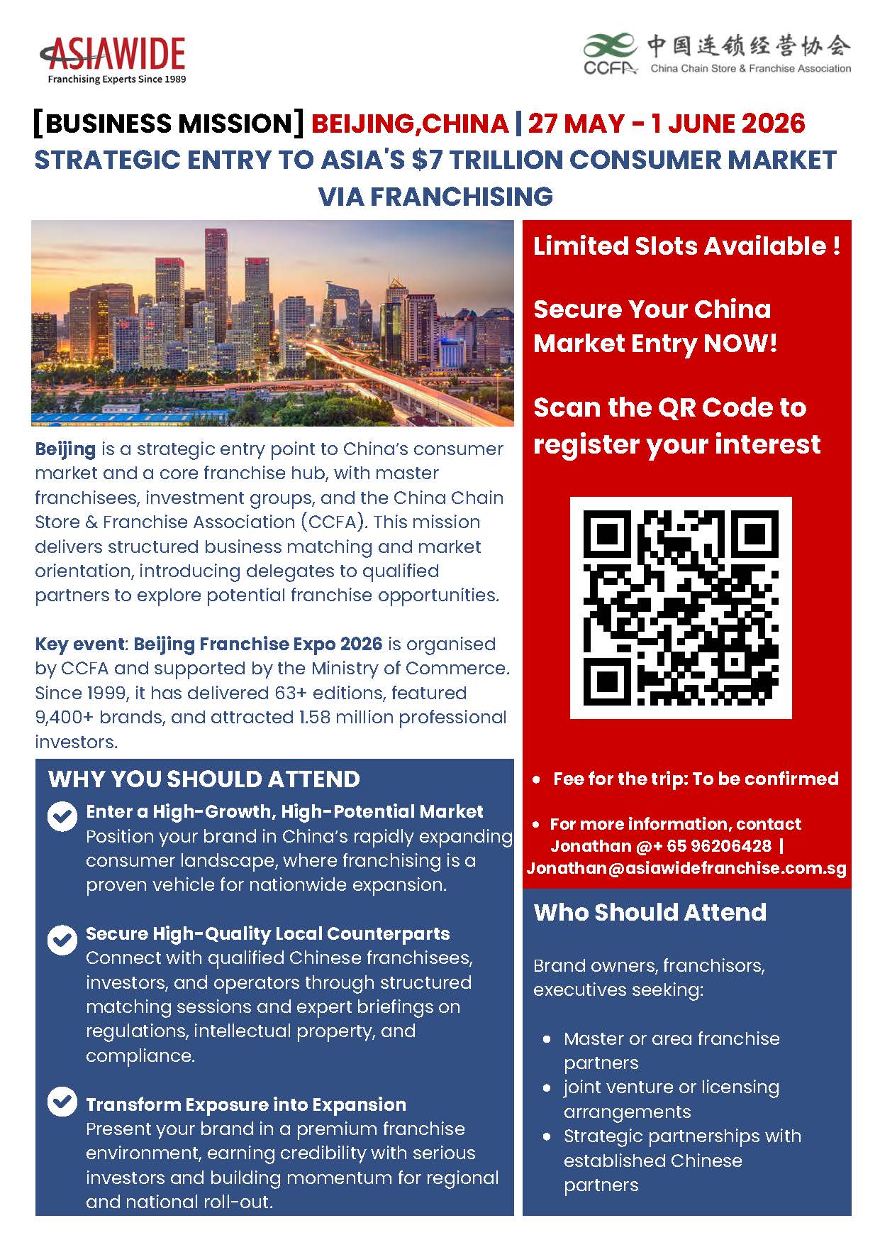 Beijing, China Business Mission Trip